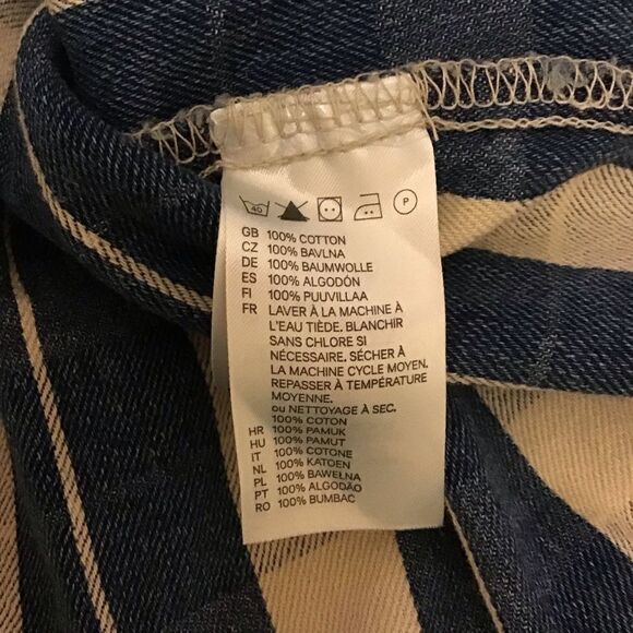 Divided by H&M Blue Plaid Shirt S - Picture 8 of 9